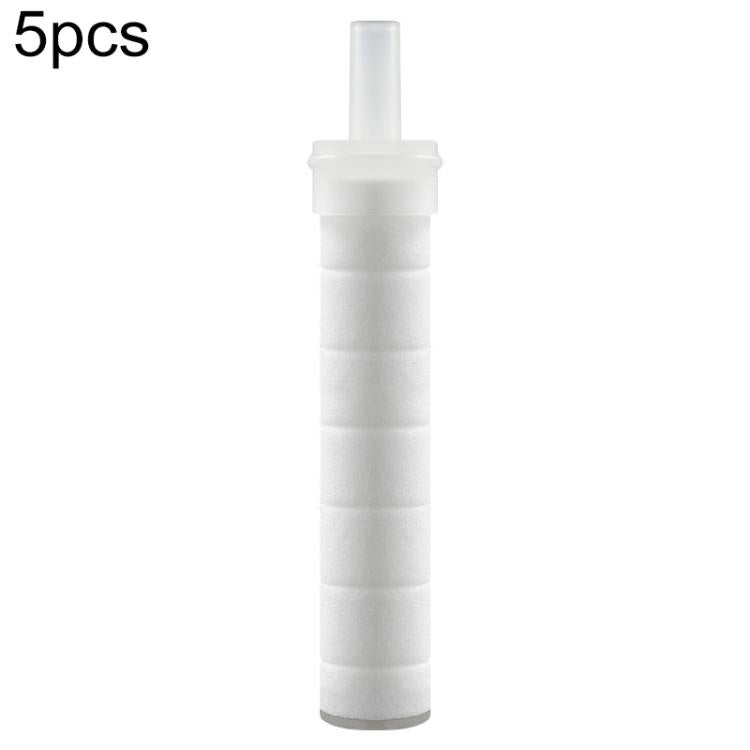 Lot de 5 Cartouches Filtrantes en Coton PP pour Pomme de Douche, Embellit la Peau, 16,5 x 2,6cm