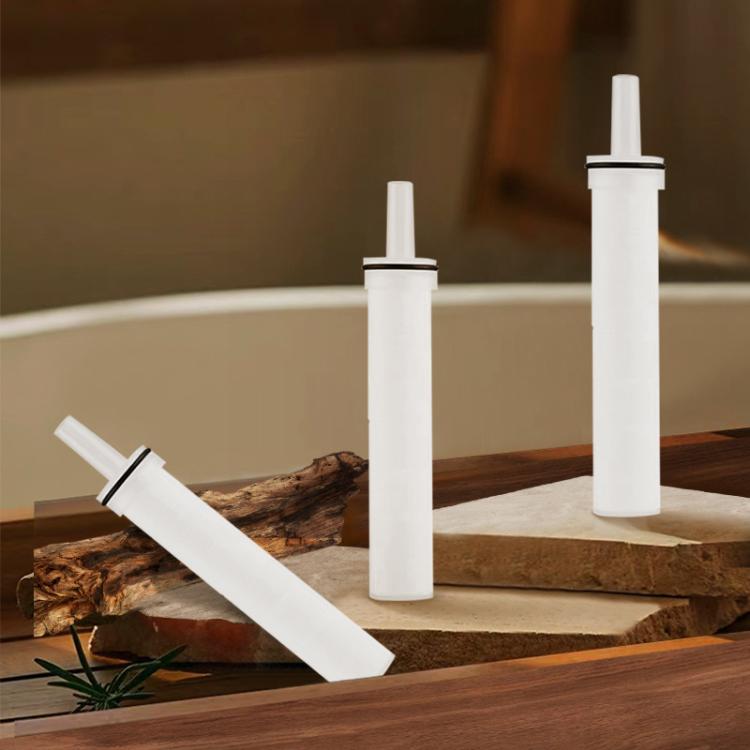 Lot de 5 Cartouches Filtrantes en Coton PP pour Pomme de Douche, Embellit la Peau, 16,5 x 2,6cm