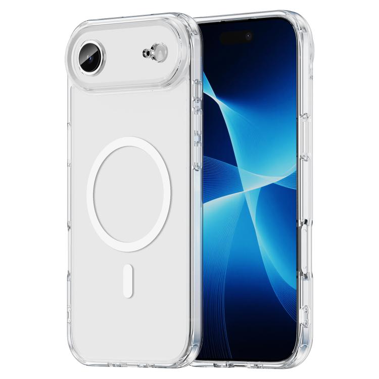 Coque de téléphone MagSafe antichoc en TPU hybride PC avec coussin d'air, pour iPhone 17e / 16e, pour iPhone 17 Pro Max, pour iPhone 17 Pro, pour iPhone 17, pour iPhone Air, pour iPhone 16 Pro