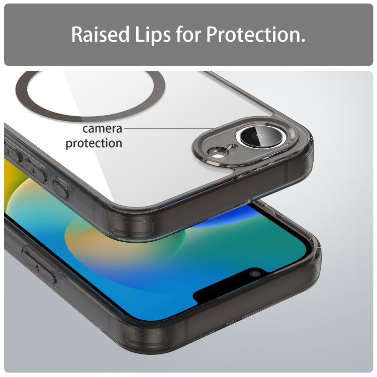 Coque de téléphone MagSafe antichoc en TPU hybride PC avec coussin d'air, pour iPhone 17e / 16e, pour iPhone 17 Pro Max, pour iPhone 17 Pro, pour iPhone 17, pour iPhone Air, pour iPhone 16 Pro