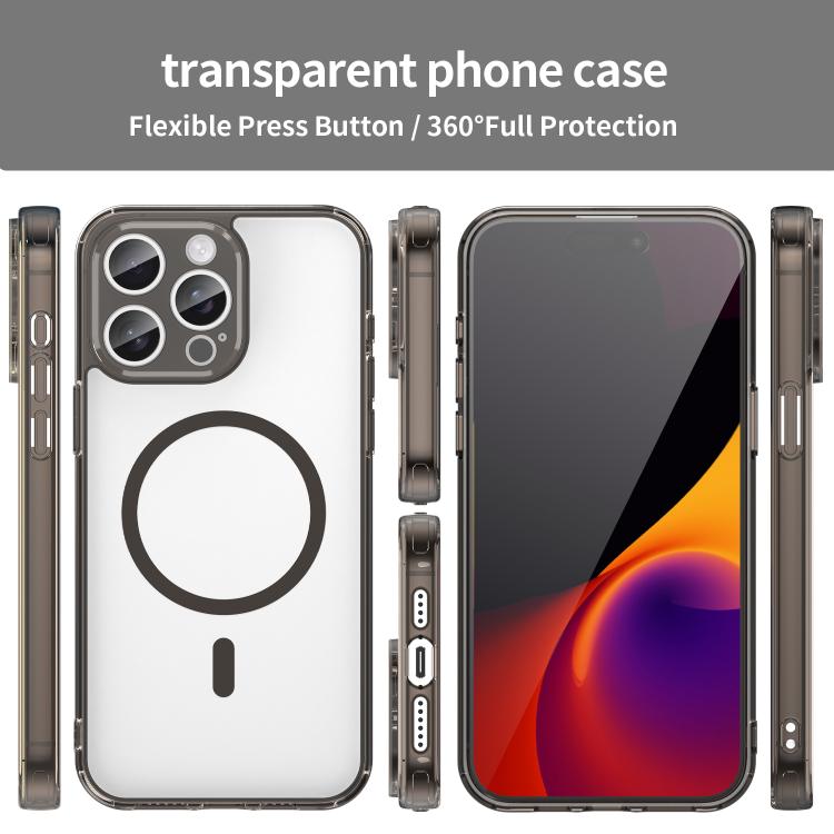 Coque de téléphone antichoc MagSafe en TPU hybride PC, pour iPhone 15