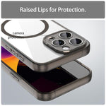 Coque de téléphone antichoc MagSafe en TPU hybride PC, pour iPhone 15