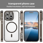 Coque de téléphone antichoc MagSafe en TPU hybride PC, pour iPhone 15