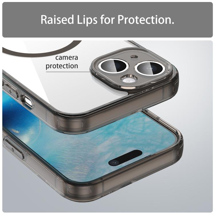 Coque de téléphone antichoc MagSafe en TPU hybride PC, pour iPhone 15