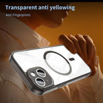 Coque de téléphone antichoc MagSafe en TPU hybride PC, pour iPhone 15