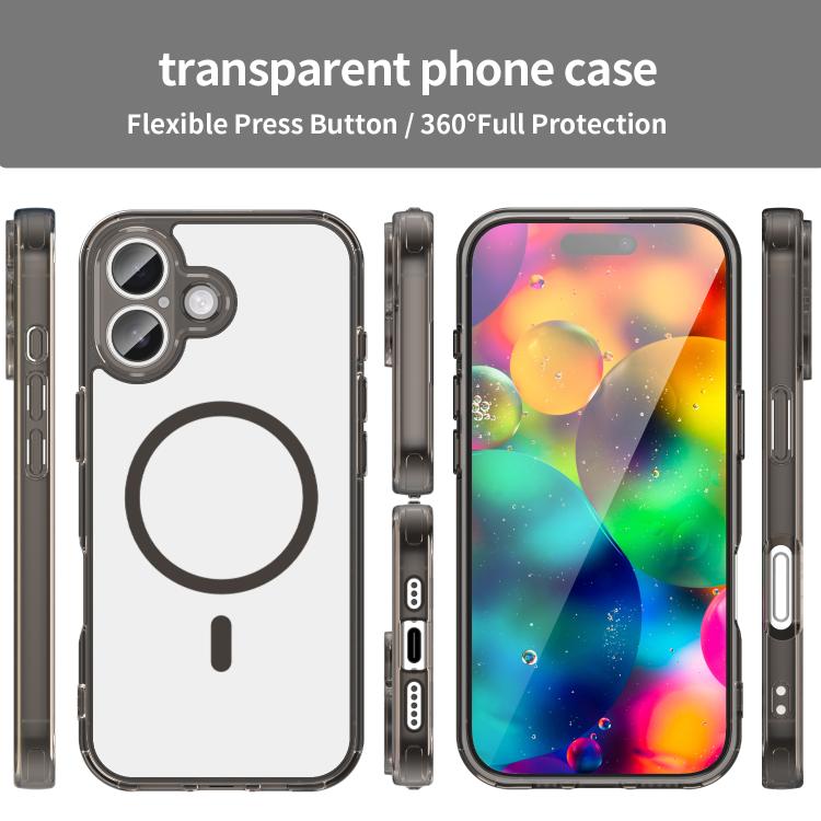 Coque de téléphone MagSafe antichoc en TPU hybride PC avec coussin d'air, pour iPhone 17e / 16e, pour iPhone 17 Pro Max, pour iPhone 17 Pro, pour iPhone 17, pour iPhone Air, pour iPhone 16 Pro