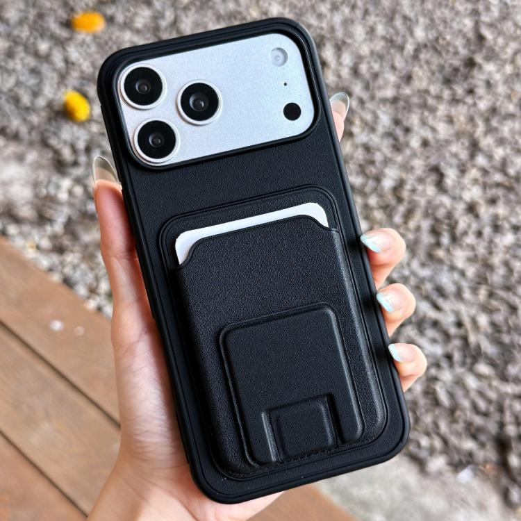 Coque de téléphone à rabat carré avec porte-cartes, Pour iPhone 17 Pro Max, Pour iPhone 17 Pro, Pour iPhone 17, Pour iPhone Air, Pour iPhone 16 Pro Max, Pour iPhone 16 Pro