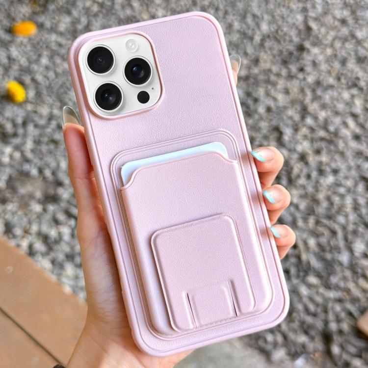 Étui de téléphone pliable avec porte-cartes carré, Pour iPhone 16 Plus, Pour iPhone 16, Pour iPhone 15 Pro Max, Pour iPhone 15 Pro, Pour iPhone 15 Plus, Pour iPhone 15