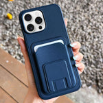 Étui de téléphone pliable avec porte-cartes carré, Pour iPhone 16 Plus, Pour iPhone 16, Pour iPhone 15 Pro Max, Pour iPhone 15 Pro, Pour iPhone 15 Plus, Pour iPhone 15