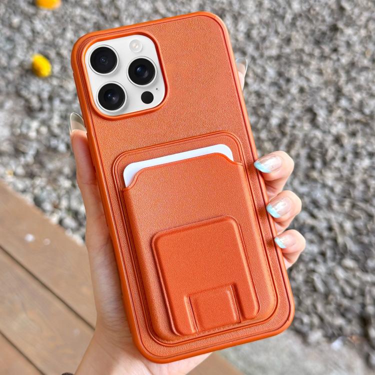 Étui de téléphone pliable avec porte-cartes carré, Pour iPhone 16 Plus, Pour iPhone 16, Pour iPhone 15 Pro Max, Pour iPhone 15 Pro, Pour iPhone 15 Plus, Pour iPhone 15