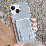 Étui de téléphone pliable avec porte-cartes carré, Pour iPhone 16 Plus, Pour iPhone 16, Pour iPhone 15 Pro Max, Pour iPhone 15 Pro, Pour iPhone 15 Plus, Pour iPhone 15