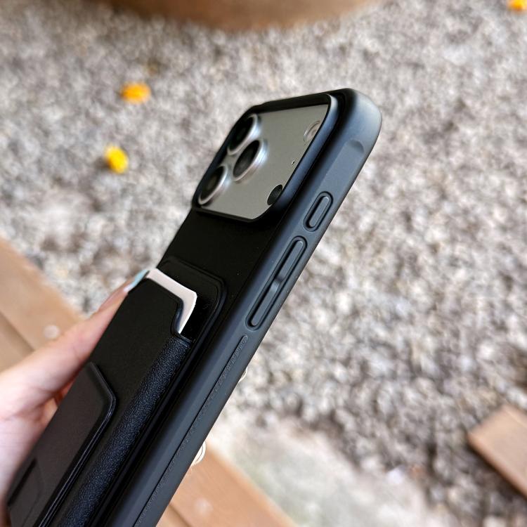 Étui de téléphone pliable avec porte-cartes carré, Pour iPhone 16 Plus, Pour iPhone 16, Pour iPhone 15 Pro Max, Pour iPhone 15 Pro, Pour iPhone 15 Plus, Pour iPhone 15