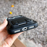 Étui de téléphone pliable avec porte-cartes carré, Pour iPhone 16 Plus, Pour iPhone 16, Pour iPhone 15 Pro Max, Pour iPhone 15 Pro, Pour iPhone 15 Plus, Pour iPhone 15