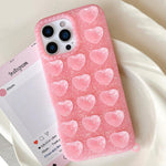 Coque de téléphone à ventouse cœur d'amour scintillante translucide, Pour iPhone 14, Pour iPhone 14 Pro Max, Pour iPhone 13