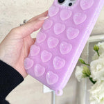 Coque de téléphone à ventouse cœur d'amour scintillante translucide, Pour iPhone 14, Pour iPhone 14 Pro Max, Pour iPhone 13