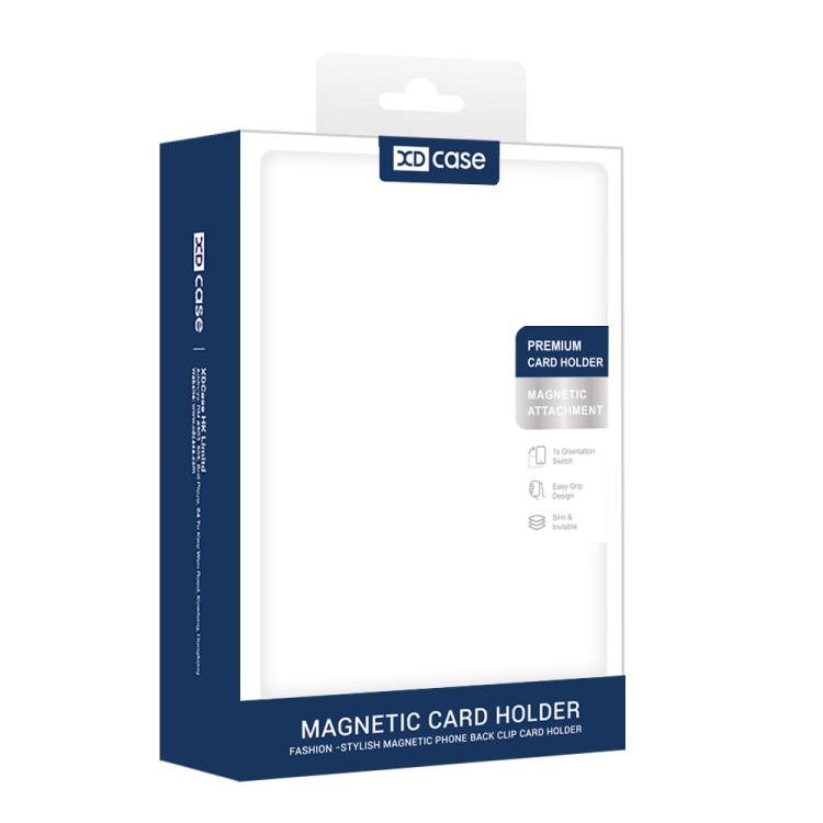 Étui magnétique XDcase à chargement latéral pour 3 cartes compatible iPhone/Galaxy et plus
