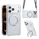 Coque de téléphone magnétique XDcase Pivot Stand avec quatre trous d'angle, dragonne non incluse, pour iPhone 17 Pro Max, pour iPhone 17 Pro