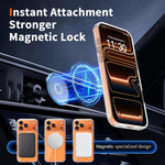 Coque de Téléphone Magnétique Hybride Rigide PC et Souple TPU Colorée, Pour iPhone 17 Pro Max, Pour iPhone 17 Pro, Pour iPhone 17