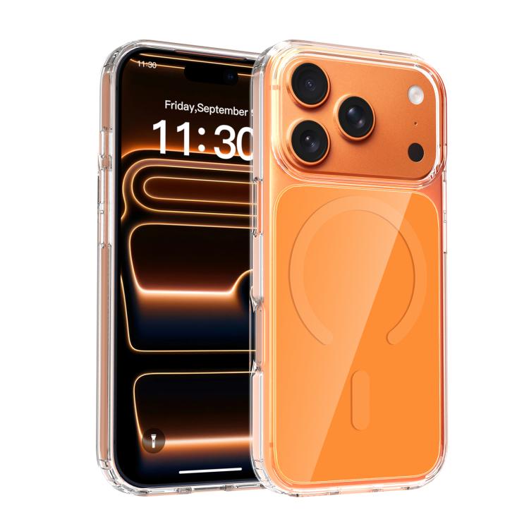Coque de Téléphone Magnétique Hybride Rigide PC et Souple TPU Colorée, Pour iPhone 17 Pro Max, Pour iPhone 17 Pro, Pour iPhone 17