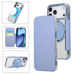 Étui de téléphone en cuir végétalien plaqué magnétique avec support rotatif ultra-mince, Pour iPhone 17e / 16e, Pour iPhone 17 Pro Max, Pour iPhone 17 Pro, Pour iPhone 17, Pour iPhone Air, Pour iPhone 16 Pro Max