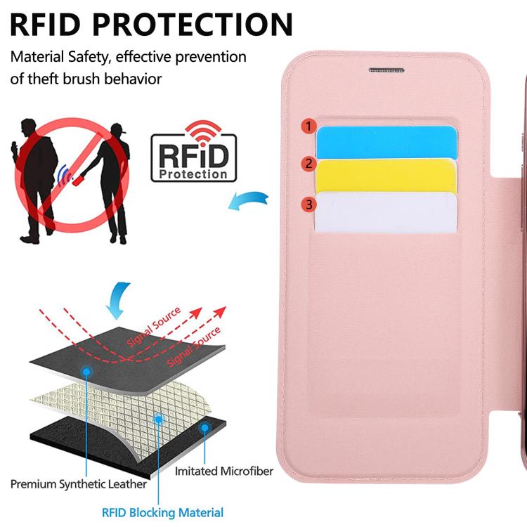 Étui de téléphone en cuir végétalien plaqué magnétique avec support rotatif ultra-mince, Pour iPhone 17e / 16e, Pour iPhone 17 Pro Max, Pour iPhone 17 Pro, Pour iPhone 17, Pour iPhone Air, Pour iPhone 16 Pro Max