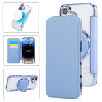 Étui de téléphone en cuir végétalien plaqué magnétique avec support rotatif ultra-mince, Pour iPhone 17e / 16e, Pour iPhone 17 Pro Max, Pour iPhone 17 Pro, Pour iPhone 17, Pour iPhone Air, Pour iPhone 16 Pro Max