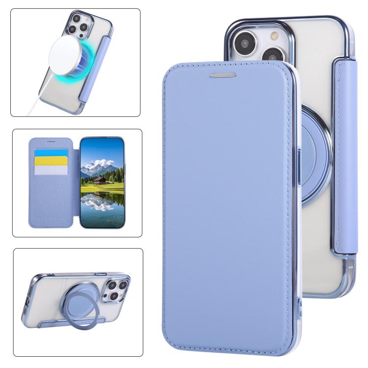 Étui de téléphone en cuir vegan plaqué magnétique ultra-fin avec support rotatif, pour iPhone 16 Pro, pour iPhone 16 Plus, pour iPhone 16, pour iPhone 15 Pro Max, pour iPhone 15 Pro, pour iPhone 15 Plus / 14 Plus
