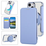 Étui de téléphone en cuir végétalien plaqué magnétique ultra-mince avec support rotatif, Pour iPhone 15, Pour iPhone 14 / 13, Pour iPhone 14 Pro, Pour iPhone 14 Pro Max, Pour iPhone 13 Pro Max, Pour iPhone 13 Pro