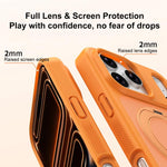 Étui de téléphone avec armure magnétique et support rotatif anti-taches doux pour la peau, Pour iPhone 17 Pro Max, Pour iPhone 17 Pro