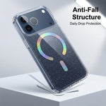 Glitter Magnetic TPU Phone Case, For iPhone 17 Pro Max, For iPhone 17 Pro