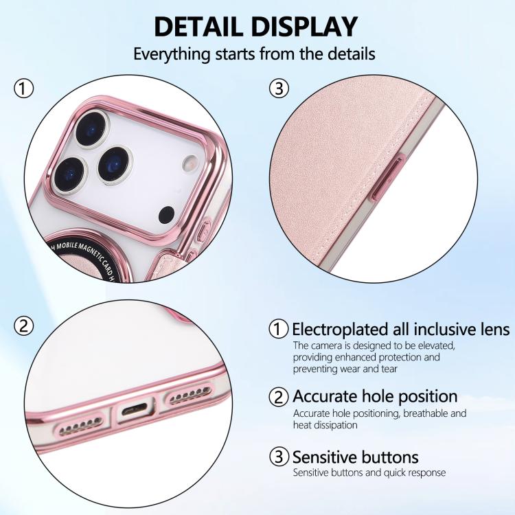 Étui de téléphone en cuir vegan à placage magnétique ultra-fin, Pour iPhone 17 Pro Max, Pour iPhone 17 Pro, Pour iPhone 17, Pour iPhone Air, Pour iPhone 16e, Pour iPhone 16 Pro Max