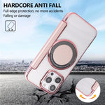 Étui de téléphone en cuir végétalien plaqué magnétique ultra-mince, pour iPhone 16 Pro, pour iPhone 16 Plus, pour iPhone 16, pour iPhone 15 Pro Max, pour iPhone 15 Pro, pour iPhone 15 Plus / 14 Plus