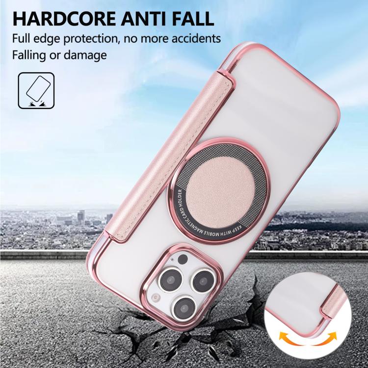 Étui de téléphone en cuir végétalien plaqué magnétique ultra-mince, pour iPhone 16 Pro, pour iPhone 16 Plus, pour iPhone 16, pour iPhone 15 Pro Max, pour iPhone 15 Pro, pour iPhone 15 Plus / 14 Plus