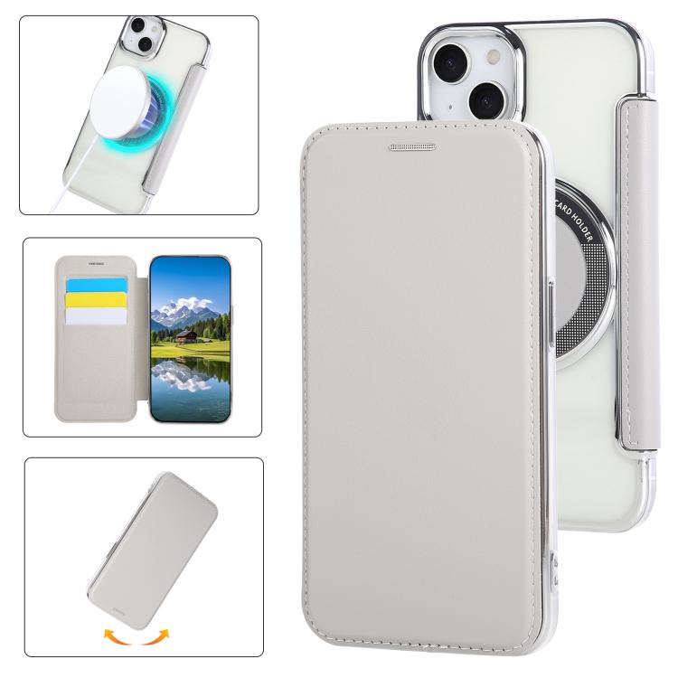 Étui de téléphone en cuir végétalien plaqué magnétique ultra-mince, pour iPhone 16 Pro, pour iPhone 16 Plus, pour iPhone 16, pour iPhone 15 Pro Max, pour iPhone 15 Pro, pour iPhone 15 Plus / 14 Plus