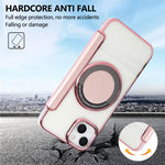 Étui de téléphone en cuir végétalien ultra-fin avec placage magnétique, Pour iPhone 15, Pour iPhone 14 / 13, Pour iPhone 14 Pro, Pour iPhone 14 Pro Max, Pour iPhone 13 Pro Max, Pour iPhone 13 Pro