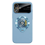 Étui de téléphone magnétique Glaze PC Camera Window Gyro Kickstand, pour iPhone 17 Pro Max, pour iPhone 17 Pro, pour iPhone 17, pour iPhone Air, pour iPhone 16 Pro Max, pour iPhone 16 Pro