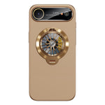 Étui de téléphone magnétique Glaze PC Camera Window Gyro Kickstand, pour iPhone 17 Pro Max, pour iPhone 17 Pro, pour iPhone 17, pour iPhone Air, pour iPhone 16 Pro Max, pour iPhone 16 Pro