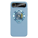 Étui de téléphone magnétique Glaze PC Camera Window Gyro Kickstand, pour iPhone 17 Pro Max, pour iPhone 17 Pro, pour iPhone 17, pour iPhone Air, pour iPhone 16 Pro Max, pour iPhone 16 Pro