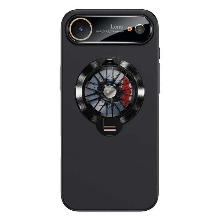 Étui de téléphone magnétique Glaze PC Camera Window Gyro Kickstand, pour iPhone 17 Pro Max, pour iPhone 17 Pro, pour iPhone 17, pour iPhone Air, pour iPhone 16 Pro Max, pour iPhone 16 Pro