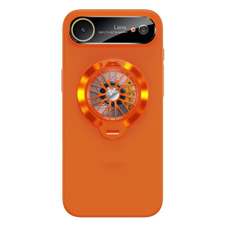Étui de téléphone magnétique Glaze PC Camera Window Gyro Kickstand, pour iPhone 17 Pro Max, pour iPhone 17 Pro, pour iPhone 17, pour iPhone Air, pour iPhone 16 Pro Max, pour iPhone 16 Pro