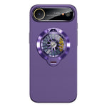 Étui de téléphone magnétique Glaze PC Camera Window Gyro Kickstand, pour iPhone 17 Pro Max, pour iPhone 17 Pro, pour iPhone 17, pour iPhone Air, pour iPhone 16 Pro Max, pour iPhone 16 Pro