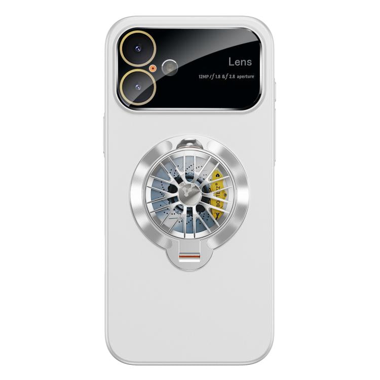 Coque de téléphone magnétique Glaze PC Camera Window Gyro Kickstand, pour iPhone 16 Plus, pour iPhone 16, pour iPhone 15 Pro Max, pour iPhone 15 Pro, pour iPhone 15 Plus, pour iPhone 15
