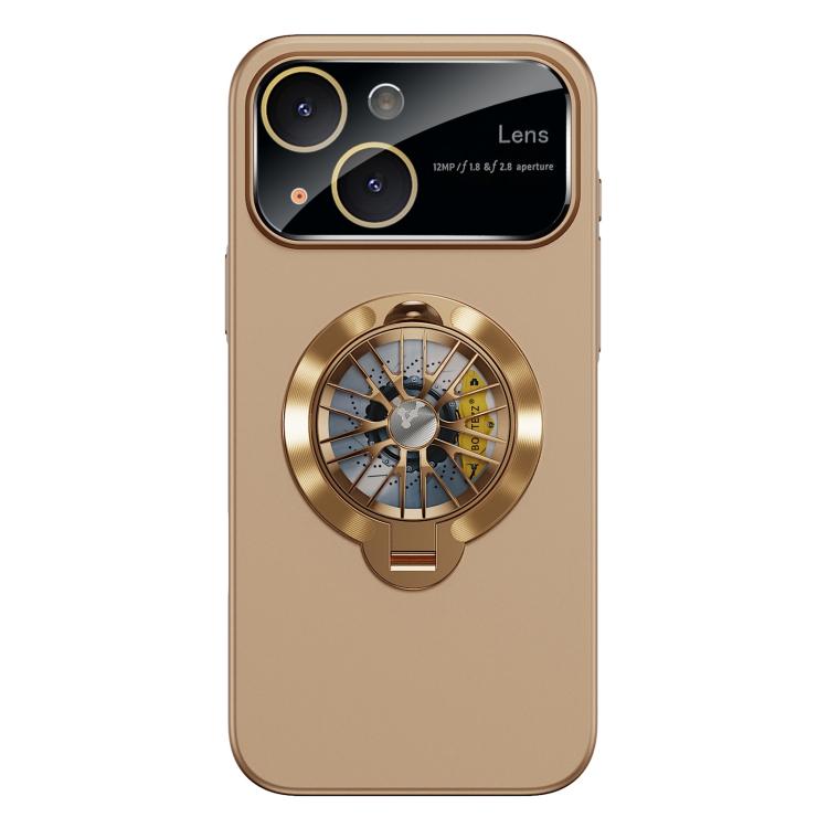 Coque de téléphone magnétique Glaze PC Camera Window Gyro Kickstand, pour iPhone 14 Plus, pour iPhone 14, pour iPhone 14 Pro, pour iPhone 14 Pro Max, pour iPhone 13 Pro Max, pour iPhone 13 Pro
