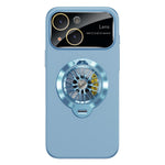 Coque de téléphone magnétique Glaze PC Camera Window Gyro Kickstand, pour iPhone 14 Plus, pour iPhone 14, pour iPhone 14 Pro, pour iPhone 14 Pro Max, pour iPhone 13 Pro Max, pour iPhone 13 Pro