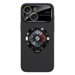 Coque de téléphone magnétique Glaze PC Camera Window Gyro Kickstand, pour iPhone 14 Plus, pour iPhone 14, pour iPhone 14 Pro, pour iPhone 14 Pro Max, pour iPhone 13 Pro Max, pour iPhone 13 Pro