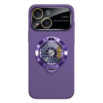 Coque de téléphone magnétique Glaze PC Camera Window Gyro Kickstand, pour iPhone 14 Plus, pour iPhone 14, pour iPhone 14 Pro, pour iPhone 14 Pro Max, pour iPhone 13 Pro Max, pour iPhone 13 Pro