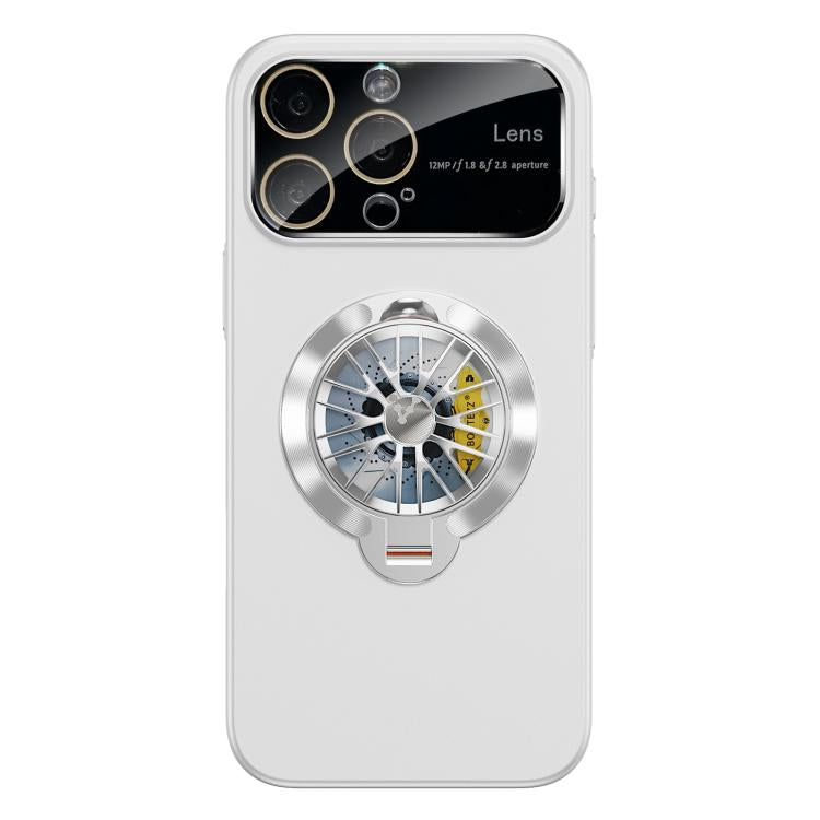 Coque de téléphone magnétique Glaze PC Camera Window Gyro Kickstand, pour iPhone 14 Plus, pour iPhone 14, pour iPhone 14 Pro, pour iPhone 14 Pro Max, pour iPhone 13 Pro Max, pour iPhone 13 Pro