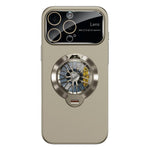 Coque de téléphone magnétique Glaze PC Camera Window Gyro Kickstand, pour iPhone 14 Plus, pour iPhone 14, pour iPhone 14 Pro, pour iPhone 14 Pro Max, pour iPhone 13 Pro Max, pour iPhone 13 Pro