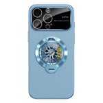 Coque de téléphone magnétique Glaze PC Camera Window Gyro Kickstand, pour iPhone 14 Plus, pour iPhone 14, pour iPhone 14 Pro, pour iPhone 14 Pro Max, pour iPhone 13 Pro Max, pour iPhone 13 Pro
