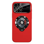 Coque de téléphone magnétique Glaze PC Camera Window Gyro Kickstand, pour iPhone 14 Plus, pour iPhone 14, pour iPhone 14 Pro, pour iPhone 14 Pro Max, pour iPhone 13 Pro Max, pour iPhone 13 Pro